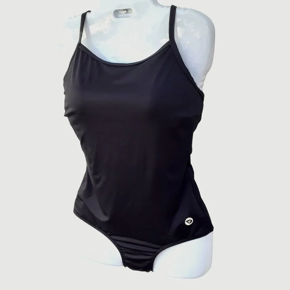 BALEAF Women's Athletic Training Adjustable Strap One Piece Swimsuit - Picture 2 of 7